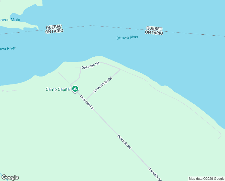 map of restaurants, bars, coffee shops, grocery stores, and more near 4984 Dunrobin Road in Ottawa