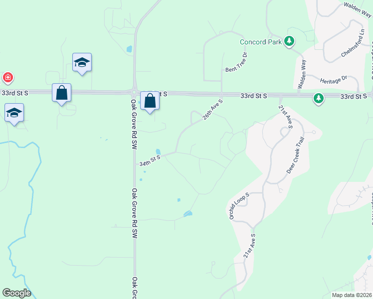 map of restaurants, bars, coffee shops, grocery stores, and more near 2509 34th Street South in St. Cloud