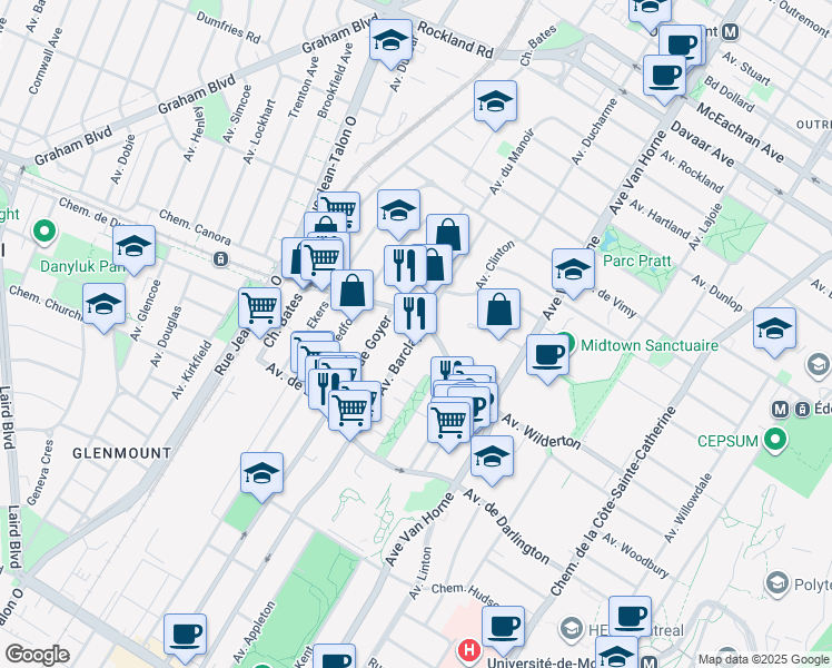 2690 Avenue Barclay, Montréal QC Walk Score