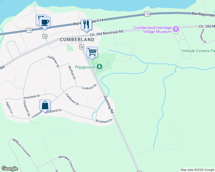 map of restaurants, bars, coffee shops, grocery stores, and more near in Ottawa