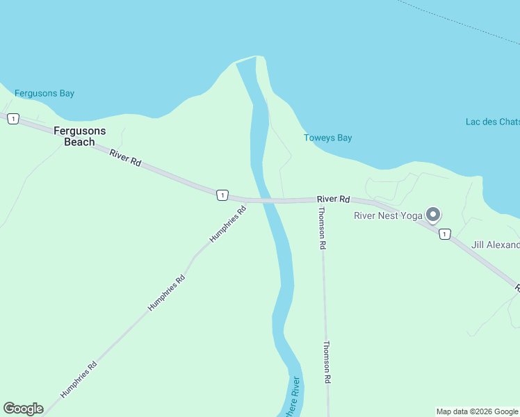 map of restaurants, bars, coffee shops, grocery stores, and more near 11 Humphries Road in Renfrew