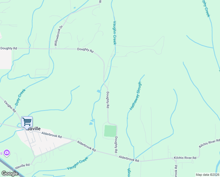 map of restaurants, bars, coffee shops, grocery stores, and more near 7925 Doughty Road in Tillamook