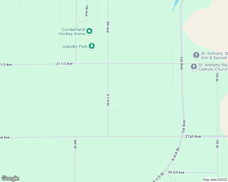 map of restaurants, bars, coffee shops, grocery stores, and more near 2129 6 1/4 Street in Cumberland