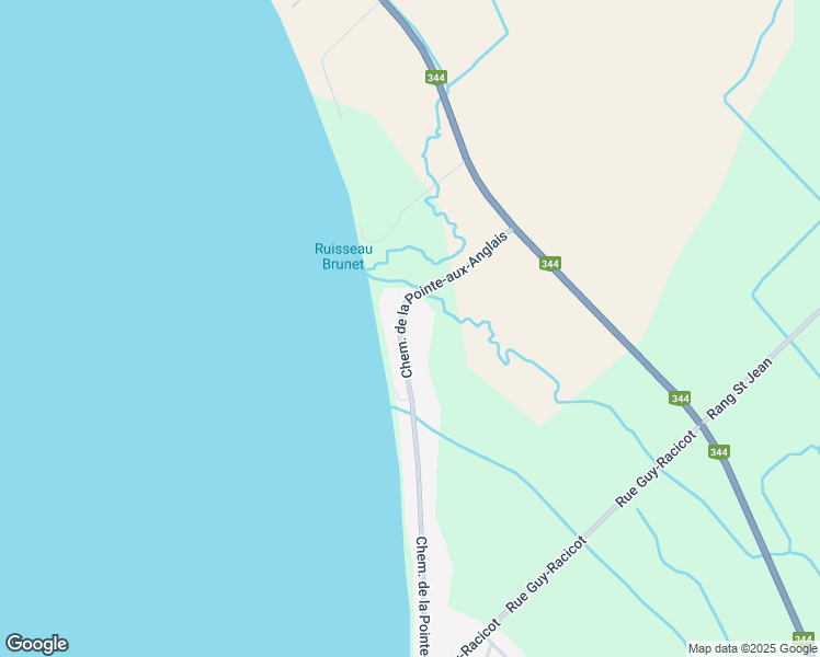 map of restaurants, bars, coffee shops, grocery stores, and more near 609 Chemin de la Pointe-aux-Anglais in Saint-Placide