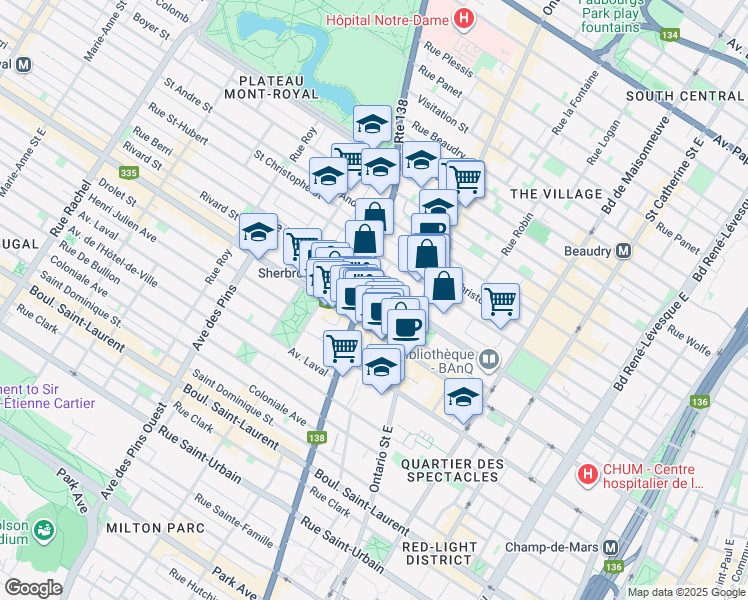 450 Rue Sherbrooke Est, Montréal QC Walk Score