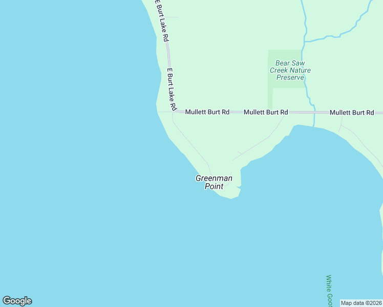 map of restaurants, bars, coffee shops, grocery stores, and more near 3731 Greenmans Point Road in Cheboygan