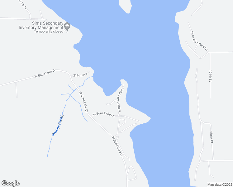 map of restaurants, bars, coffee shops, grocery stores, and more near 2145 West Bone Lake Point in Milltown