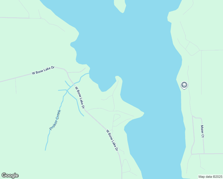 map of restaurants, bars, coffee shops, grocery stores, and more near 2145 West Bone Lake Point in Milltown