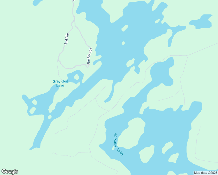 map of restaurants, bars, coffee shops, grocery stores, and more near 3 Frontenac Drive in McKellar