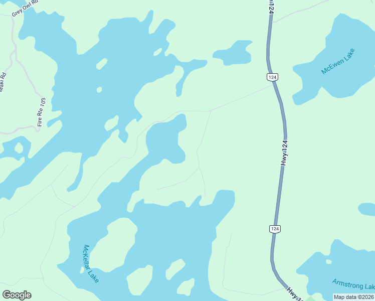 map of restaurants, bars, coffee shops, grocery stores, and more near 9 Martha Drive in McKellar