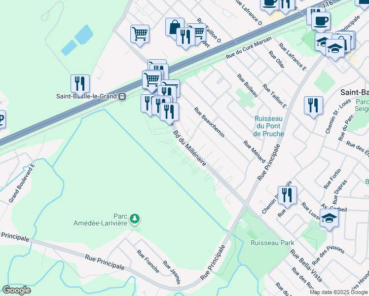 1820 Boulevard du Millenaire, SaintBasileleGrand QC Walk Score
