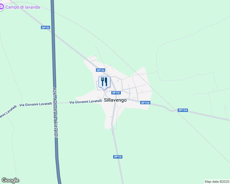 map of restaurants, bars, coffee shops, grocery stores, and more near 24 Via Nazario Sauro in Sillavengo