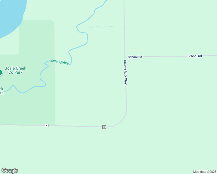map of restaurants, bars, coffee shops, grocery stores, and more near N6415 County Road X West in Glen Flora