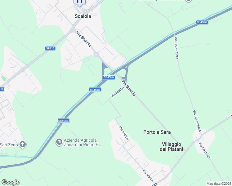 map of restaurants, bars, coffee shops, grocery stores, and more near 251 Via Mattei in Nuvolera