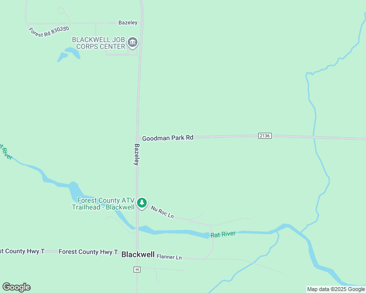map of restaurants, bars, coffee shops, grocery stores, and more near 4024 County Road H in Laona