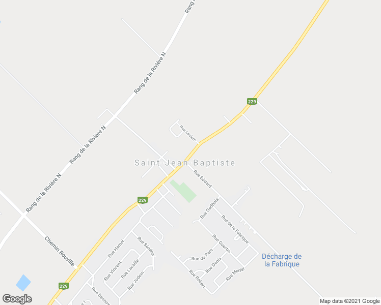 map of restaurants, bars, coffee shops, grocery stores, and more near 2960 Rue Principale in Saint-Jean-Baptiste