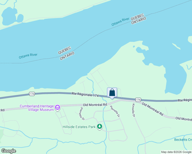 map of restaurants, bars, coffee shops, grocery stores, and more near 1086 Morin Road in Ottawa