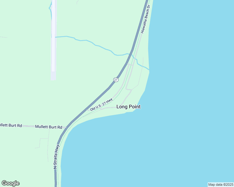 map of restaurants, bars, coffee shops, grocery stores, and more near Old U.S. 27 Highway in Cheboygan