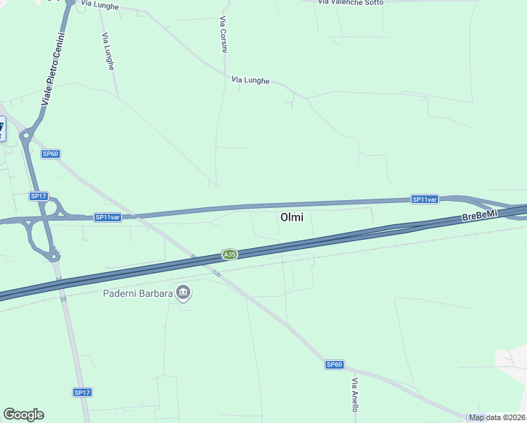 map of restaurants, bars, coffee shops, grocery stores, and more near 5 Via Olmi in Provincia di Brescia