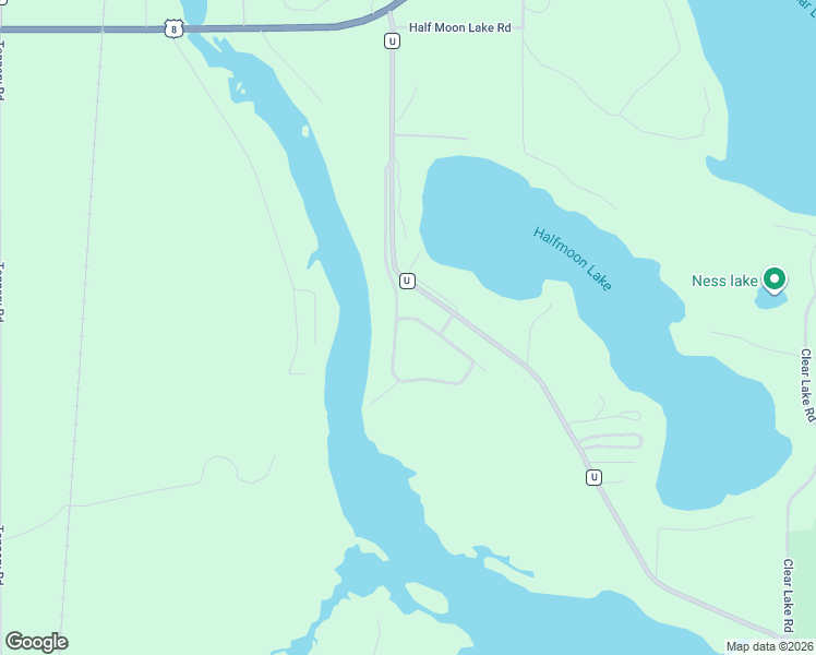 map of restaurants, bars, coffee shops, grocery stores, and more near N11236 Kaufman Road in Tomahawk