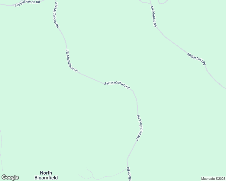 map of restaurants, bars, coffee shops, grocery stores, and more near J w McCulloch Road in Pictou County