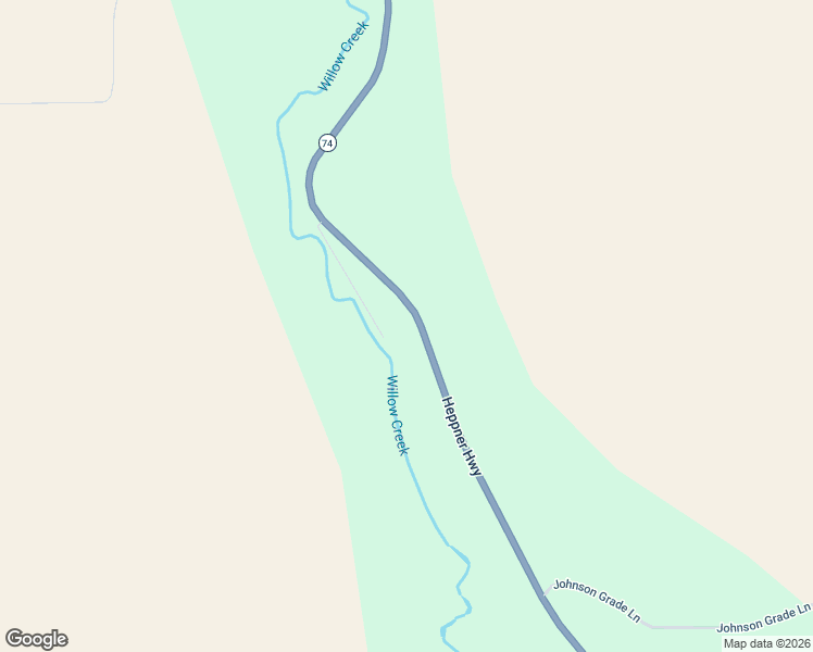 map of restaurants, bars, coffee shops, grocery stores, and more near 65358 Oregon 74 in Ione