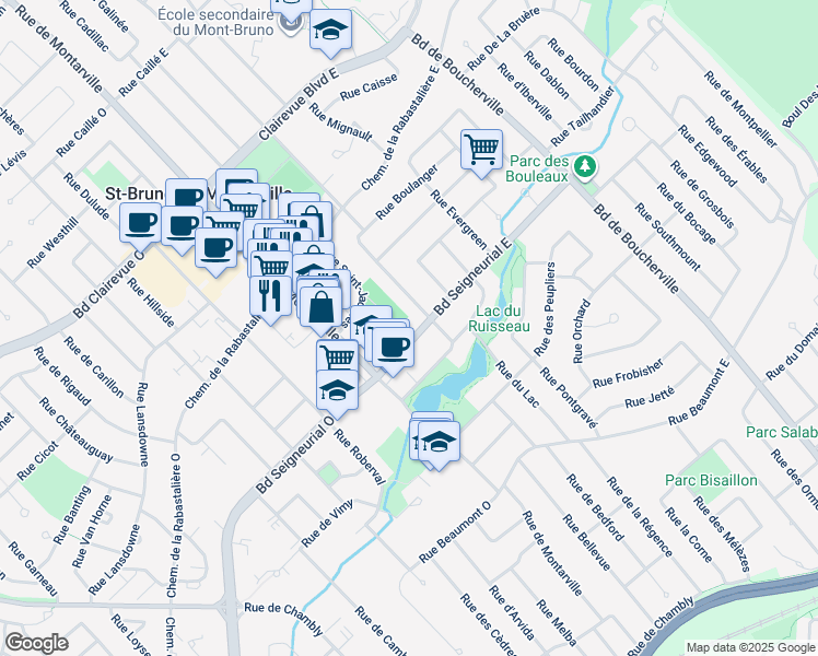 45 Boulevard Seigneurial Est, SaintBrunodeMontarville QC Walk Score