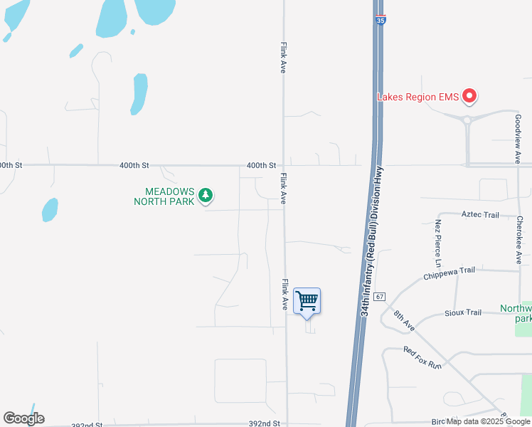 map of restaurants, bars, coffee shops, grocery stores, and more near 39886 Fawn Avenue in North Branch