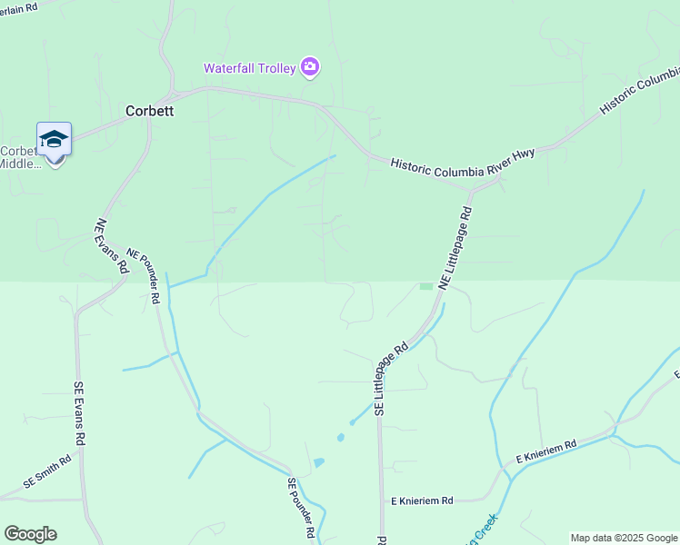 map of restaurants, bars, coffee shops, grocery stores, and more near 602 Northeast Rohrbach Road in Corbett