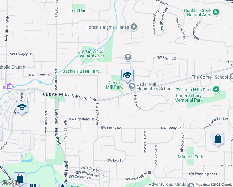 map of restaurants, bars, coffee shops, grocery stores, and more near in 