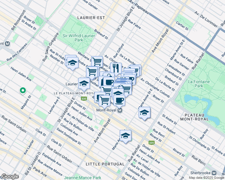 4568 Rue SaintHubert, Montréal QC Walk Score
