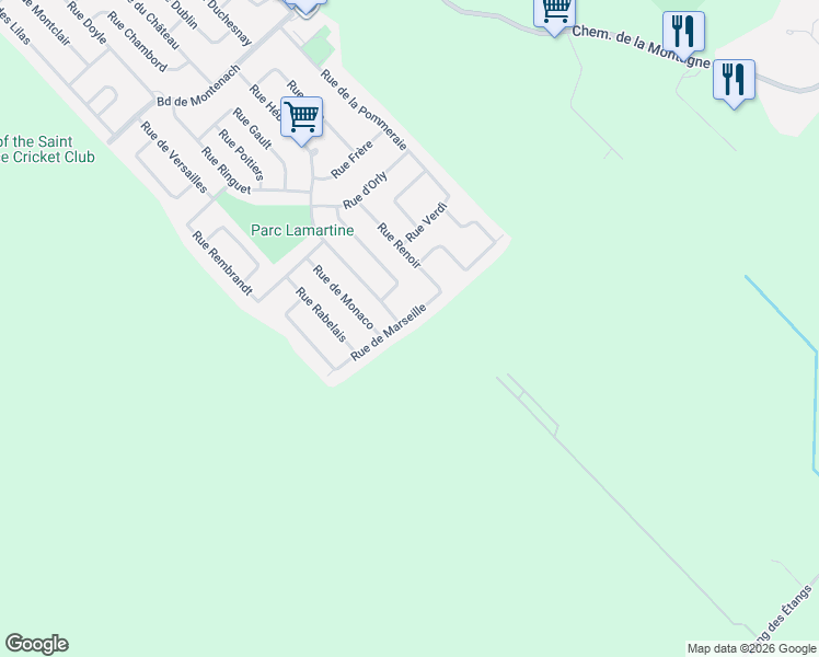map of restaurants, bars, coffee shops, grocery stores, and more near 922 Rue de Marseille in Mont-Saint-Hilaire