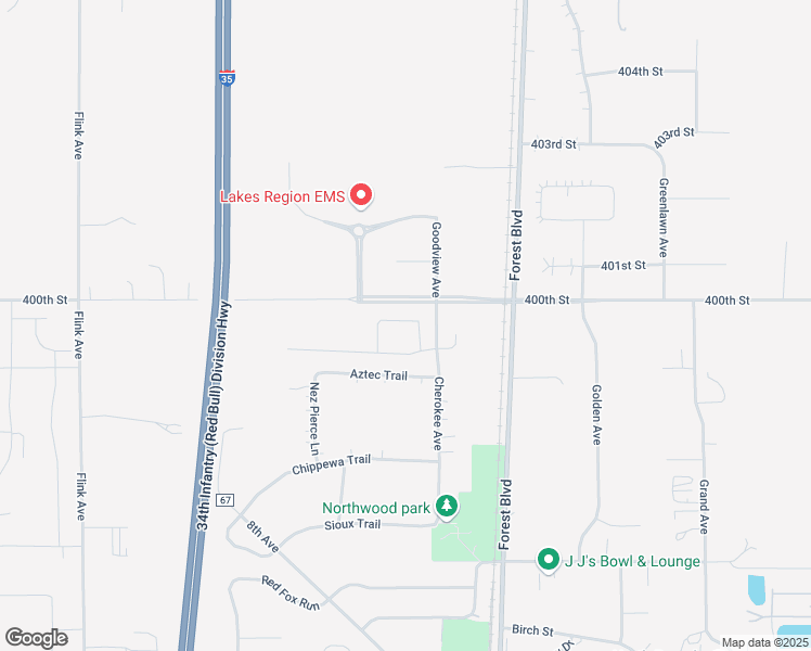 map of restaurants, bars, coffee shops, grocery stores, and more near 6220 399th Street in North Branch