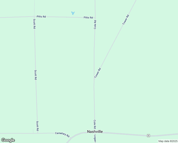 map of restaurants, bars, coffee shops, grocery stores, and more near 4327 Cole Road in Crandon