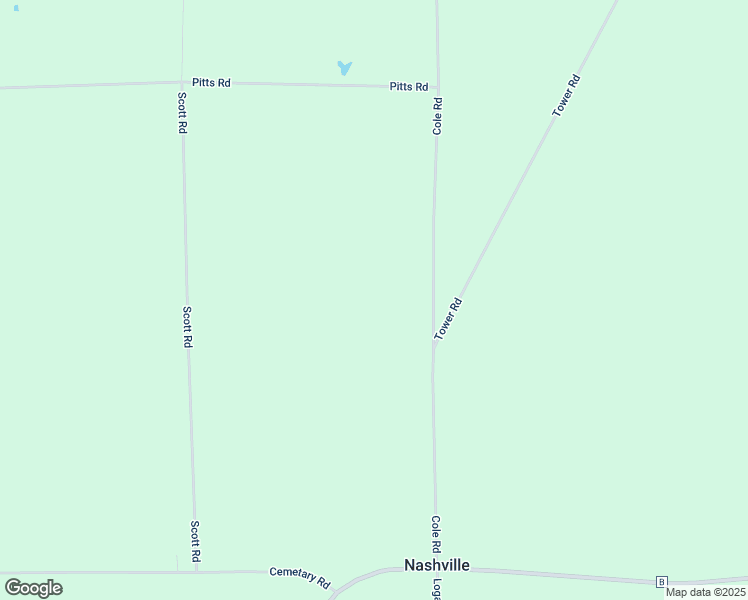map of restaurants, bars, coffee shops, grocery stores, and more near 4327 Cole Road in Crandon