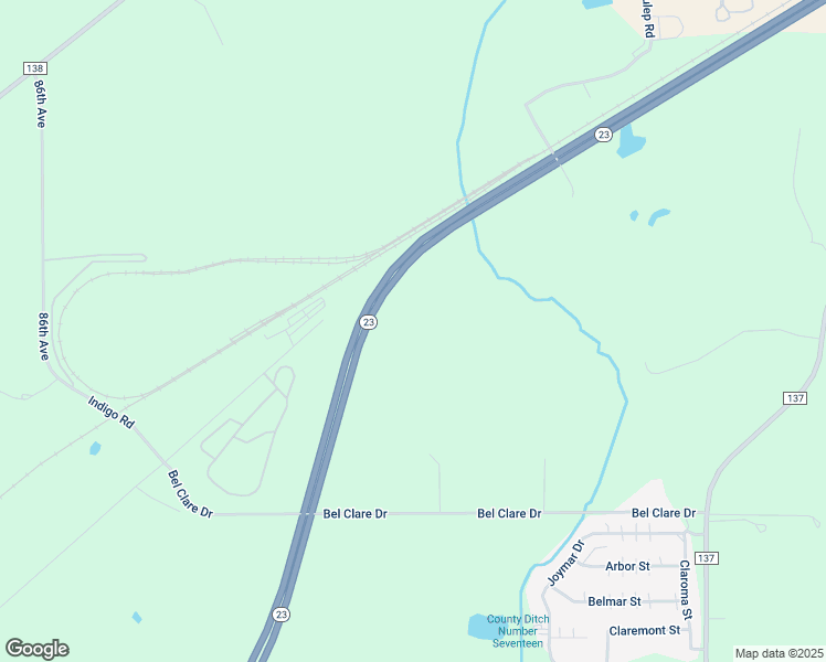 map of restaurants, bars, coffee shops, grocery stores, and more near 7973 Minnesota 23 in St. Cloud