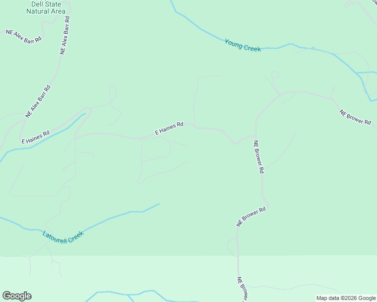 map of restaurants, bars, coffee shops, grocery stores, and more near 45900 East Haines Road in Corbett