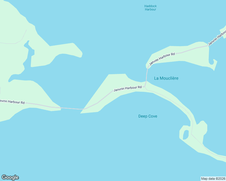 map of restaurants, bars, coffee shops, grocery stores, and more near 830 Janvrin Harbour Road in West Arichat