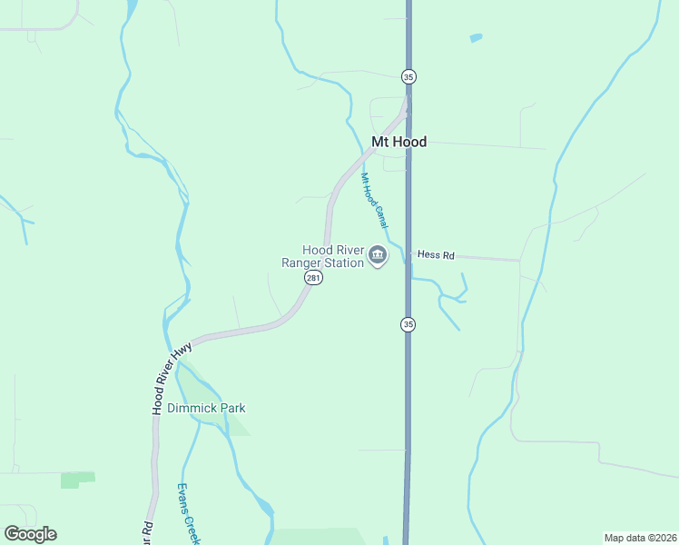 map of restaurants, bars, coffee shops, grocery stores, and more near 6765 Cooper Spur Road in Mount Hood