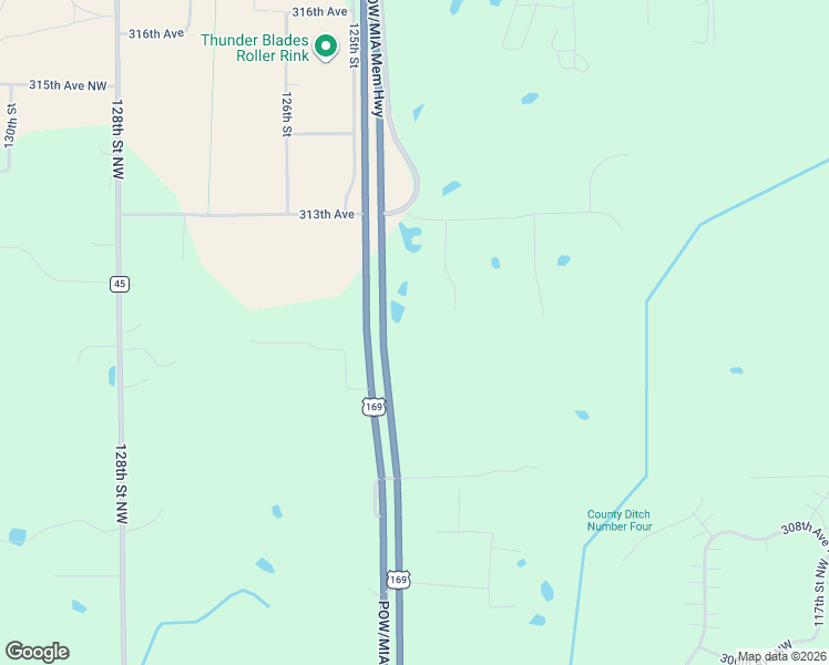 map of restaurants, bars, coffee shops, grocery stores, and more near 31113 U.S. 169 in Princeton