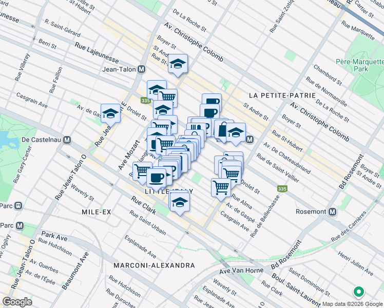 319 Rue Saint Zotique Est, Montréal QC Walk Score