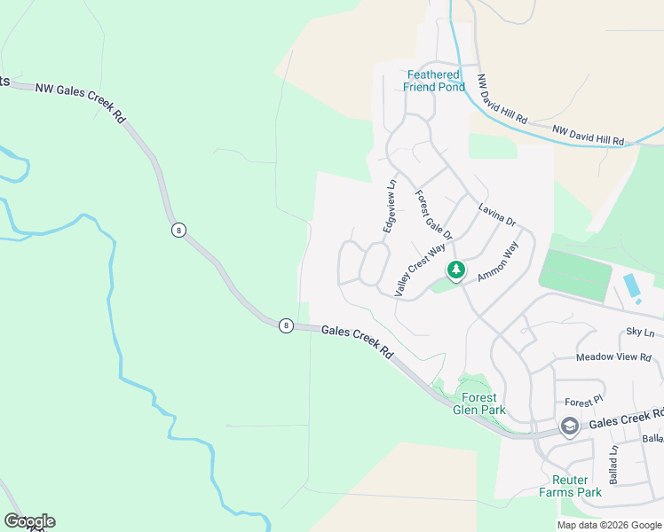 map of restaurants, bars, coffee shops, grocery stores, and more near 3291 Ridge Pointe Drive in Forest Grove