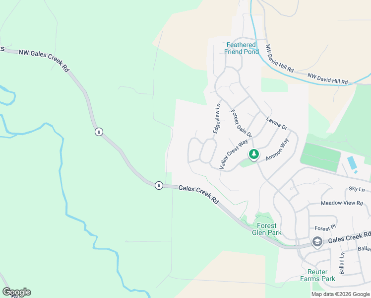 map of restaurants, bars, coffee shops, grocery stores, and more near 3291 Ridge Pointe Drive in Forest Grove