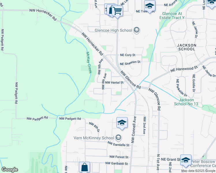 map of restaurants, bars, coffee shops, grocery stores, and more near 755 Northwest Harvest Moon Drive in Hillsboro