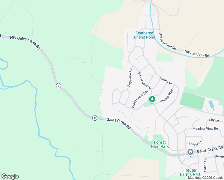 map of restaurants, bars, coffee shops, grocery stores, and more near 3291 Ridge Pointe Drive in Forest Grove