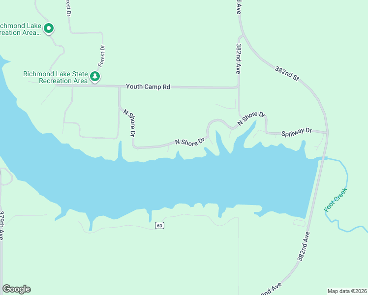 map of restaurants, bars, coffee shops, grocery stores, and more near 37976 North Shore Drive in Aberdeen