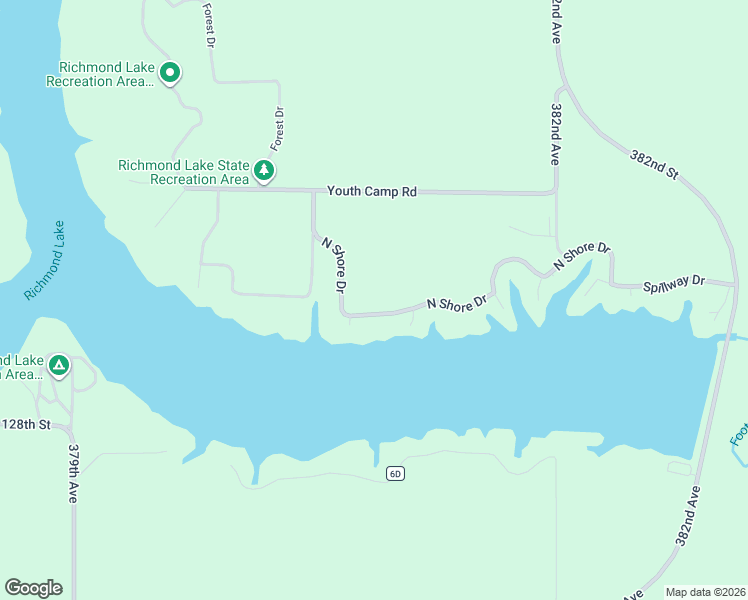 map of restaurants, bars, coffee shops, grocery stores, and more near 379660 North Shore Drive in Aberdeen