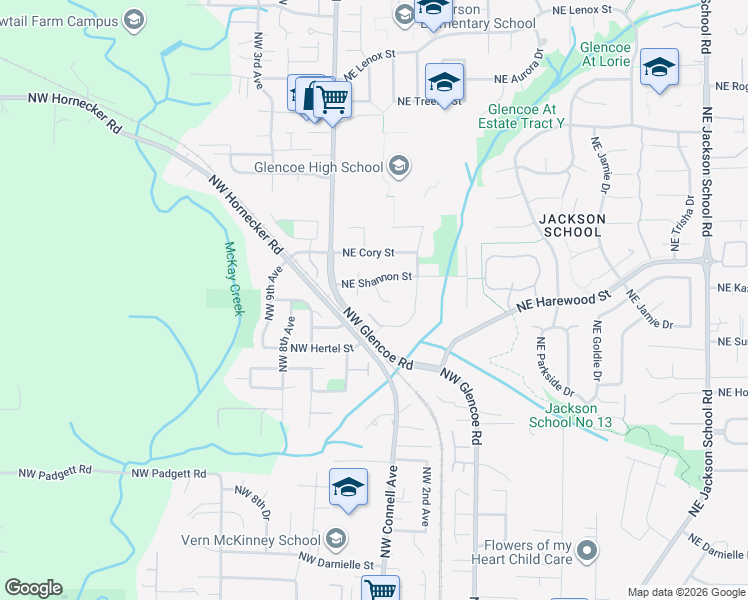 map of restaurants, bars, coffee shops, grocery stores, and more near 143 Northeast Shannon Street in Hillsboro
