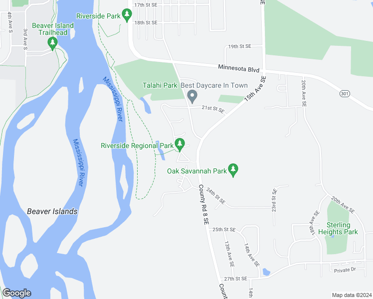 map of restaurants, bars, coffee shops, grocery stores, and more near 2276 Liberty Glen Loop in St. Cloud