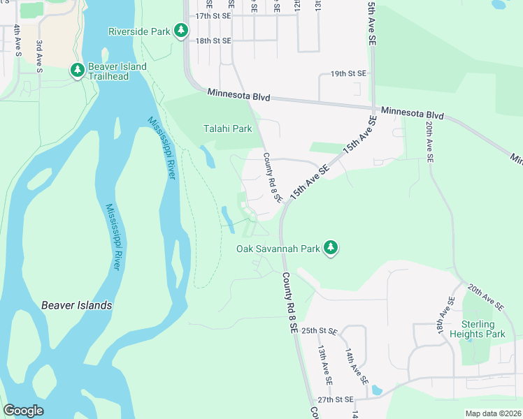 map of restaurants, bars, coffee shops, grocery stores, and more near 2254 Liberty Glen Loop in St. Cloud